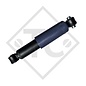 Axle shock absorber A2-110-20/160 incl. fixing bolts, colour blue