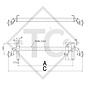 Essieu PLUS OPTIMA 750kg non freiné type d'essieu 700-5
