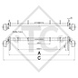 Assale frenato 750kg tipo di assale B 700-5