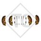 Bremsbacken Radbremse 1640, Bremsengröße 160x40mm (NACHBAU) für eine Achse