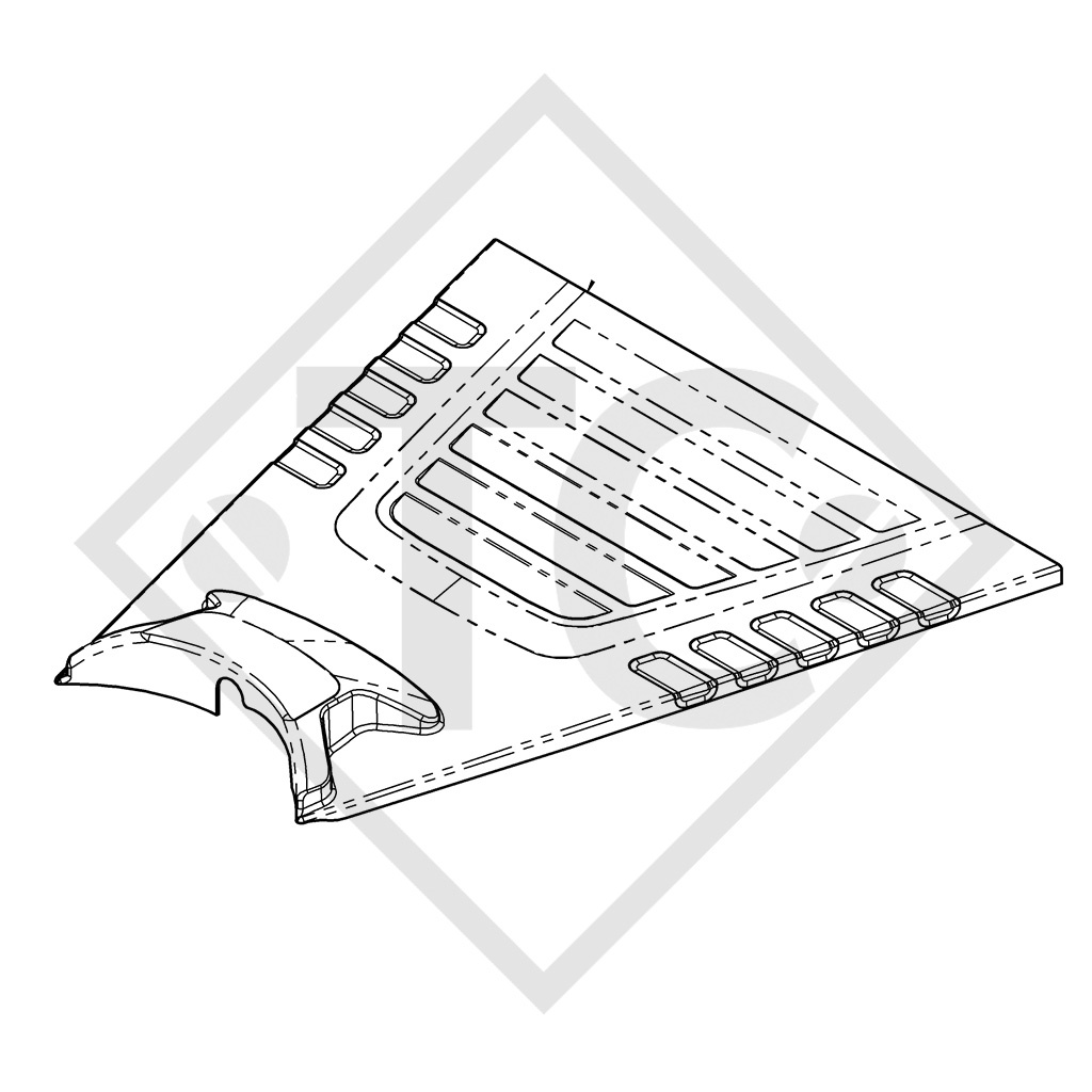 Deichselabdeckung - für Bürstner Averso