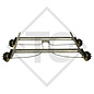 Achse Tandemaggregat gebremst 2700kg EURO COMPACT Achstyp 2xB 1200-6 Tandem - Pferdeanhänger