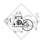 Braked axle 1300kg EURO Plus axle type DELTA SI-N 12