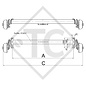 Achse gebremst 1300kg EURO COMPACT Achstyp B 1200-5