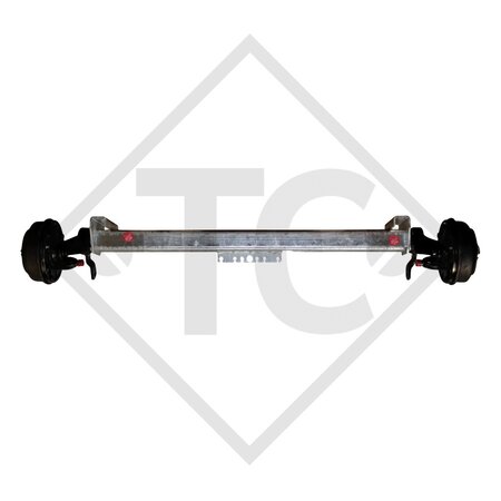 Eje con freno 1050kg SWING tipo de eje CB 1055, 46.21.379.316 WM MEYER