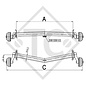 Achse gebremst 1300kg EURO Plus Achstyp DELTA SI-N 12