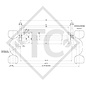 Axle without brakes 2100kg axle type D 2100, 45.37.000.452 - FIAT DUCATO