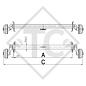 Achse gebremst 1300kg EURO1 Achstyp B 1200-5 - KNAUS SÜDWIND 8306