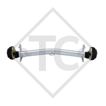 Braked axle 1700kg EURO1 axle type DELTA SIN 14-3 - Dethleffs E-2007/46