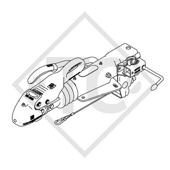 Overrun device V type ZAF 1.6-3, 750 to 1500kg, 48.27.581.043