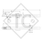 Drawbar type WZV 075  square tube straight up to 750kg