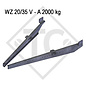 Attacco di traino (coppia) tipo WZ 20/35 - 2000kg