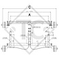 Braked axle 750kg axle type B 700-5 - HYMER, Eriba puck L 225