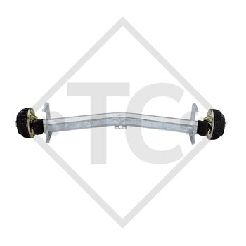 Braked axle 1200kg EURO Plus axle type DELTA SI-N 12-2