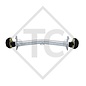 Braked axle 1200kg EURO Plus axle type DELTA SI-N 12-2