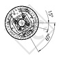 Achse starr gebremst 1800kg PLUS Achstyp BS 1800