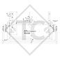 Assale frenato 1350kg tipo di assale CB 1355, 53.25.1.16.387, FLAMINGO