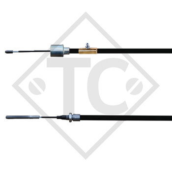Câble de frein 05.089.80.50.0 avec accrochage filetage M8, avec graisseur