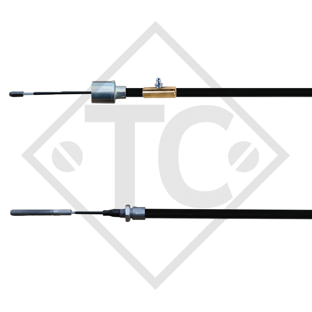 Cable bowden 05.089.80.50.0 con rosca M8, con engrasador