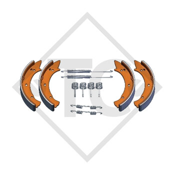 Brake shoes, wheel brake W 205 RS, brake size 200x50mm