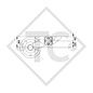 Unbraked axle 750kg axle type CB 755, 46.14.000.047 - REPRODUCTION, NO LONGER AVAILABLE AS ORIGINAL!