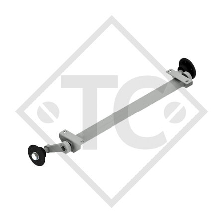 Eje sin freno 750kg tipo de eje CB 755, 46.14.000.047