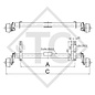 Assale frenato 750kg EURO COMPACT tipo di assale B 850-2, HYMER ERIBA