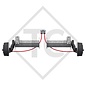 Braked half axles 1600kg axle type B 1600-1 (pair) SEICO