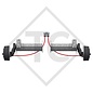 Braked half axles 1600kg axle type B 1600-1 (pair) SEICO