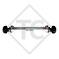 Braked axle SWING 1350kg axle type CB 1355, 46.24.379.039