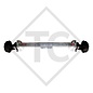 Braked axle SWING 1350kg axle type CB 1355, 46.24.379.040