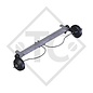 Braked axle 1350kg axle type WAG 135 B