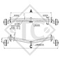 Achse gebremst 1300kg EURO1 Achstyp DELTA SIN 12