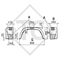 Mudguard, single axle trailer, plastic without mud flap, type SA 240 suitable for all common trailer types