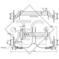 Braked axle 1800kg axle type WAG 180 BS