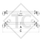 Achse gebremst 1300kg EURO1 Achstyp B 1200-5 - BÜRSTNER PREMIO