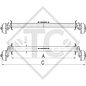 Achse gebremst 1300kg EURO COMPACT Achstyp B 1200-5