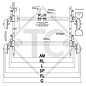 Conjuntos ejes tándem con freno 3500kg SWING tipo de eje CB 2/1805