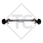 Braked axle SWING 1350kg axle type CB 1355, 46.25.379.222