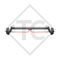 Braked axle 1400kg axle type SB14 - 4023371 - REPRODUCTION, NO LONGER AVAILABLE AS ORIGINAL!
