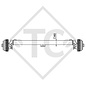 Braked axle 1400kg axle type SB14 - 4023371 - REPRODUCTION, NO LONGER AVAILABLE AS ORIGINAL!