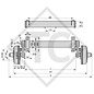 Assale frenato 2100kg SWING tipo di assale CS 2106