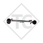 Eje con freno SWING 1350kg tipo de eje CB 1355, 46.25.379.196, HUMBAUR