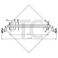 Eje sin freno 750kg PLUS OPTIMA tipo de eje 700-5