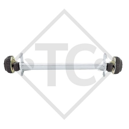 Essieu RONDO 1600kg freiné type d'essieu DB 1605, 45.29.368.400, 4025690