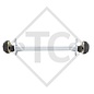 Braked axle RONDO 1600kg axle type DB 1605, 45.29.368.400, 4025690