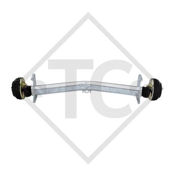 Braked axle 1300kg EURO Plus axle type DELTA SI-N 12 - THRUN-EICKER