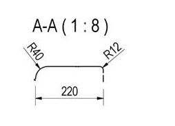 Kotflügel, einachsig, Blech passend für alle gängigen Anhängertypen