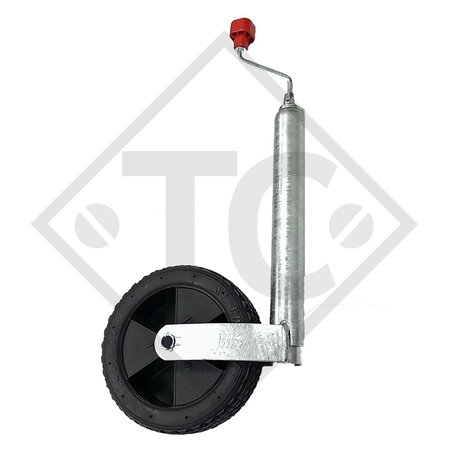 Roue jockey ø48mm rond PLUS, 1222221