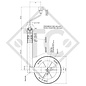 Stützrad ø48mm rund PLUS, 1222221, für Wohnwagen, PKW-Anhänger, Maschinen für die Bauindustrie